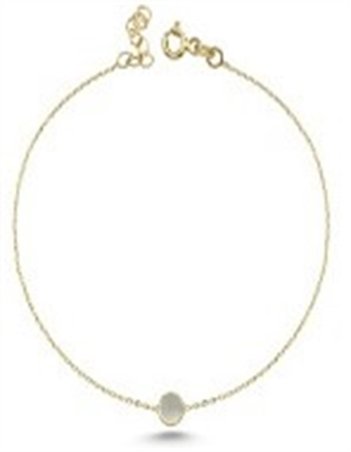 Mini Sedefli Oval Bileklik 