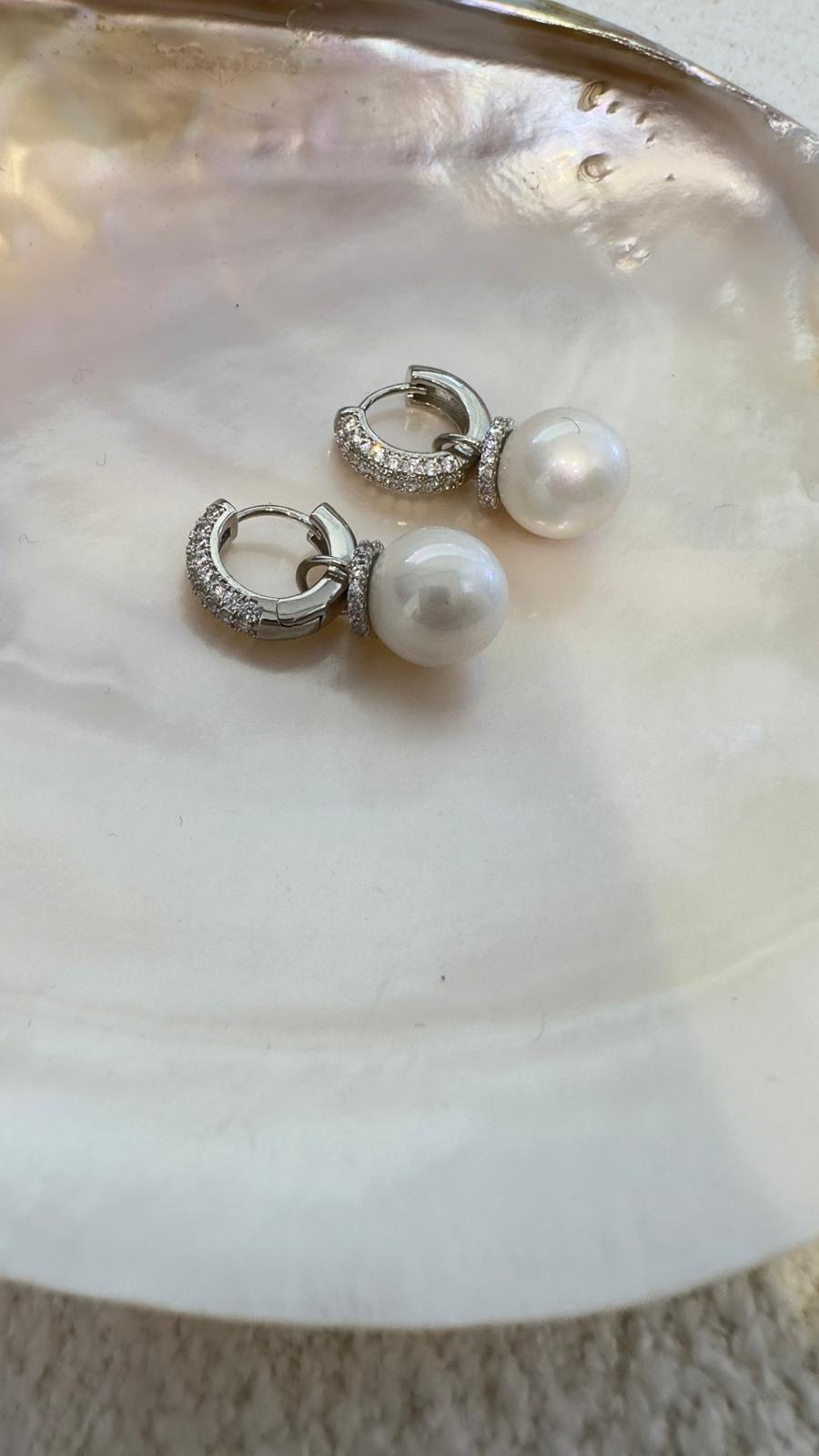 SILVER İNCİ KÜPE