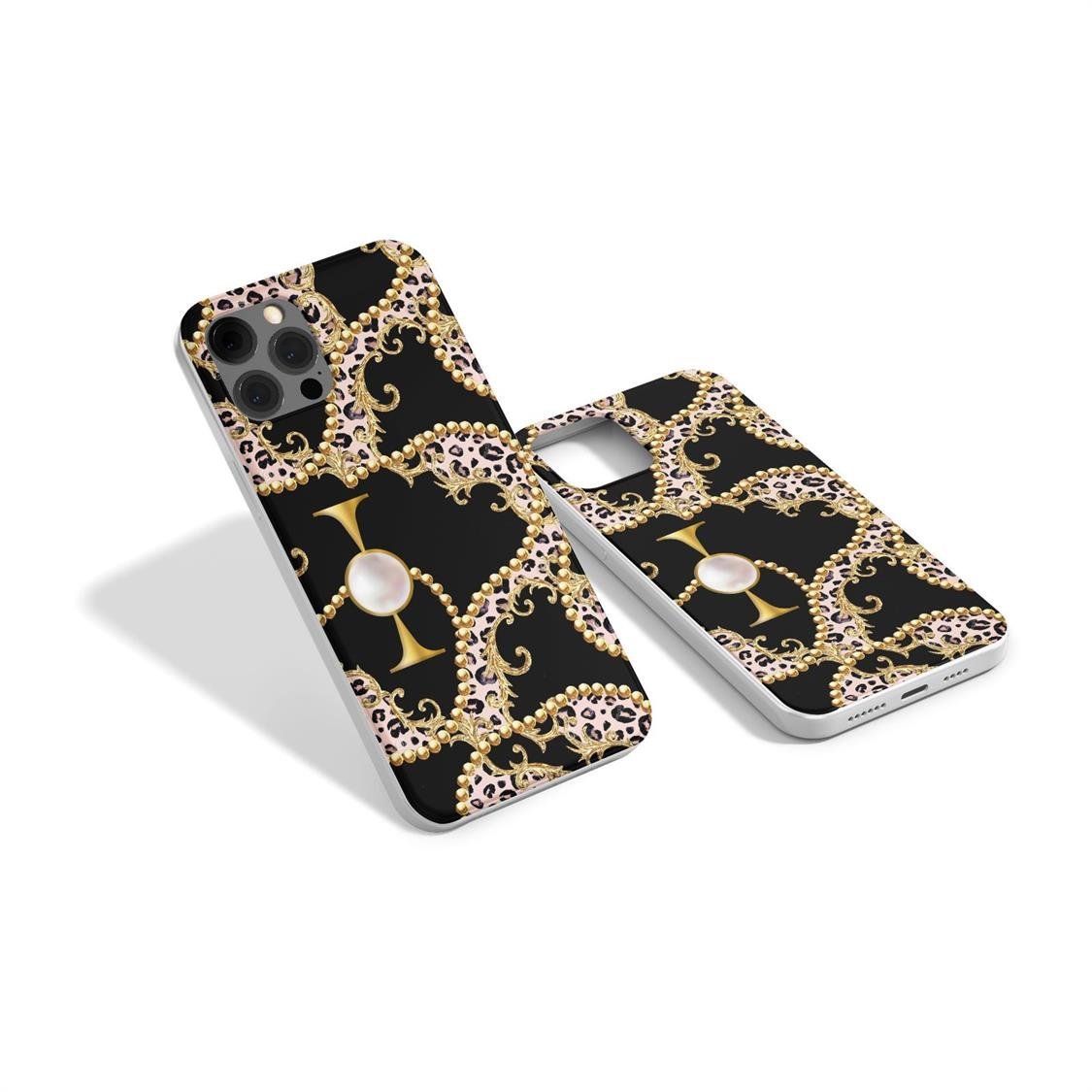 Siyah Gold Pearl  Telefon Kılıfı