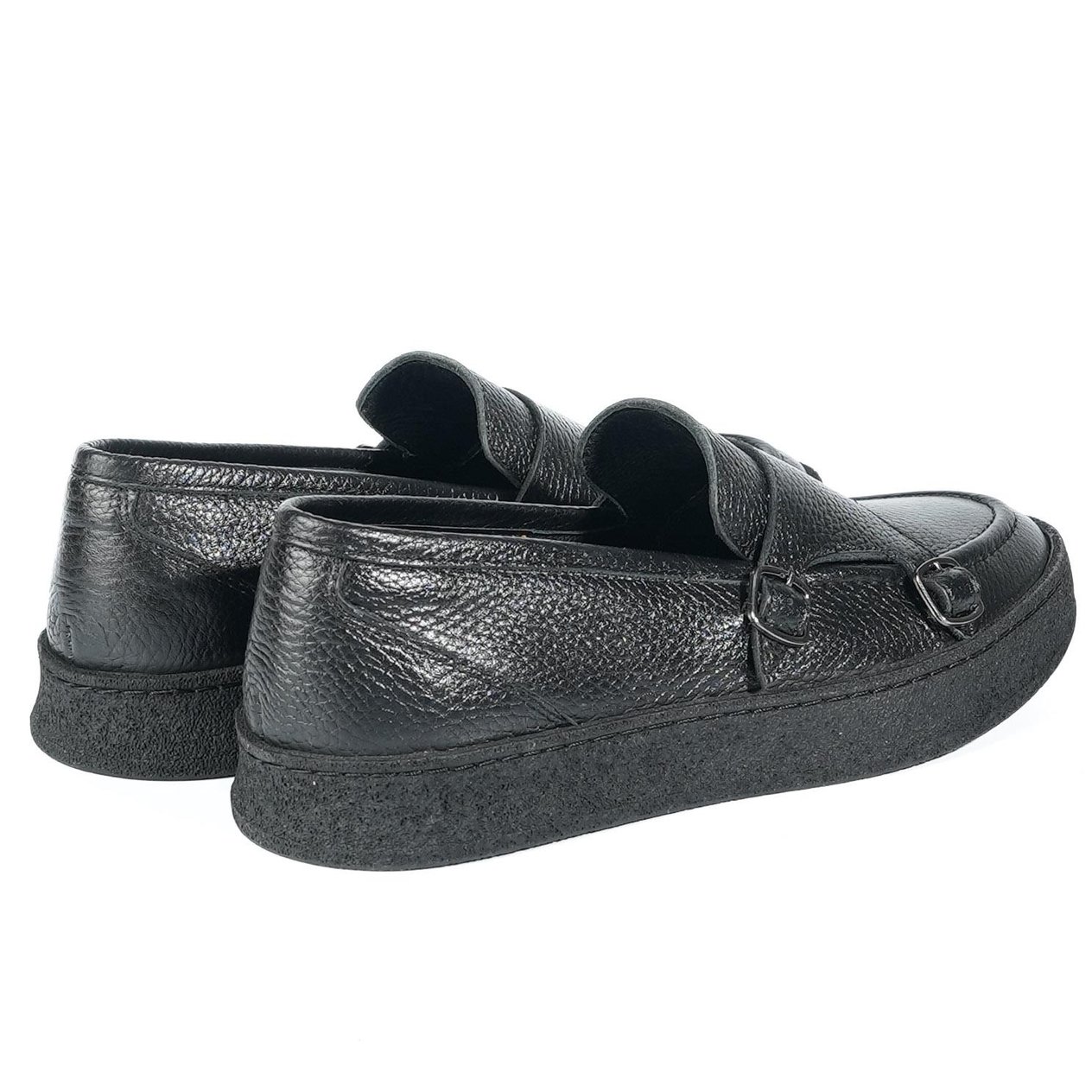 Maro Model Hakiki Deri El Yapmı Erkek Siyah Loafer