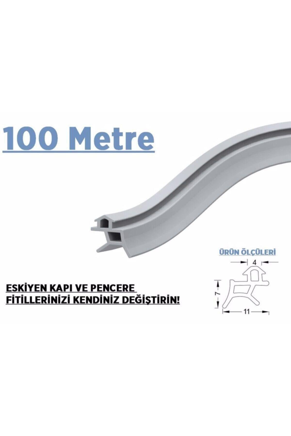 Contacall Gri Pimapen Kapı Pencere Contası Pvc Doğrama Fitili 100 Metre Egepen, Winsa, Bütün Klasik Penler