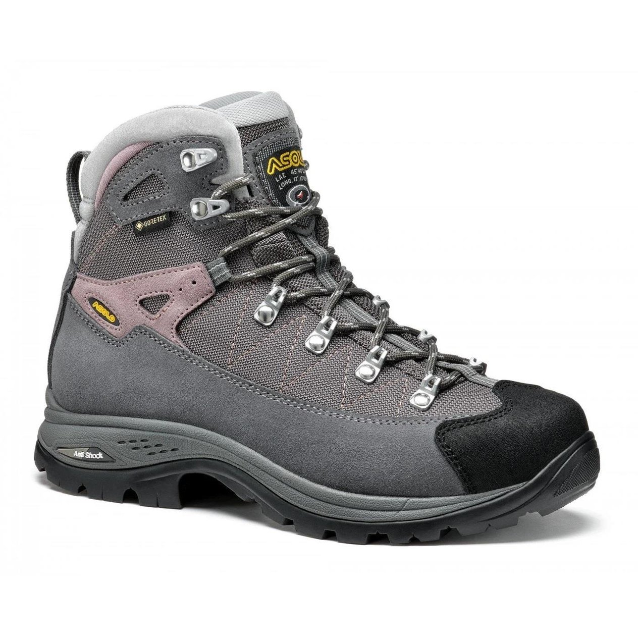 Asolo Finder Gore-Tex Kadın Trekking Botu Gri/Pembe 