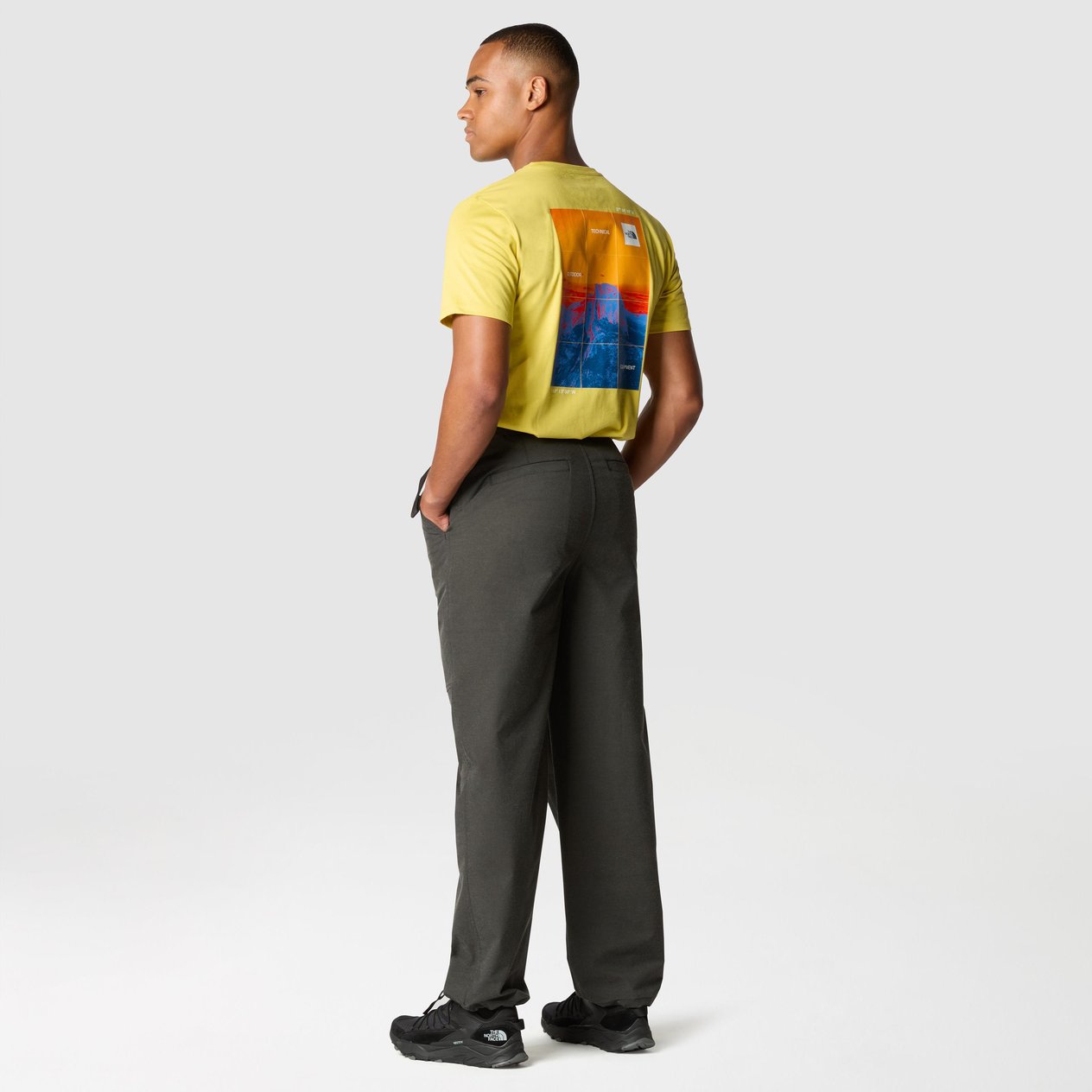 The North Face M Foundation Heatgraphic Erkek Tişört Sarı