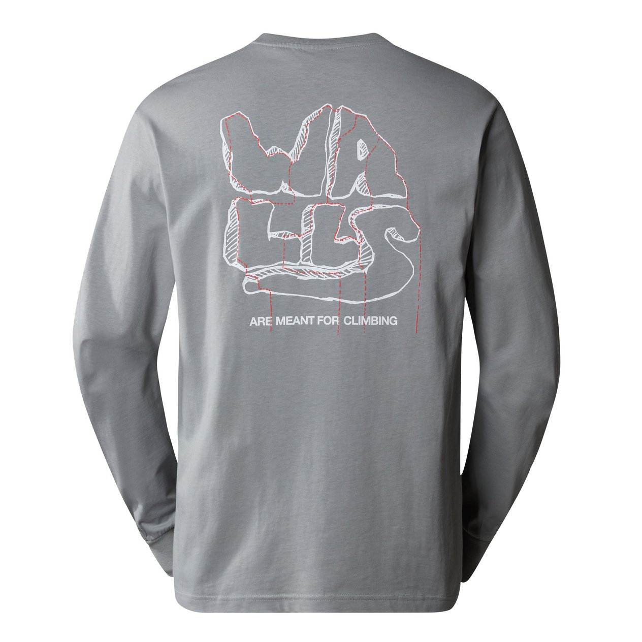 The North Face Outdoor Erkek Uzun Kollu T-Shirt Gri