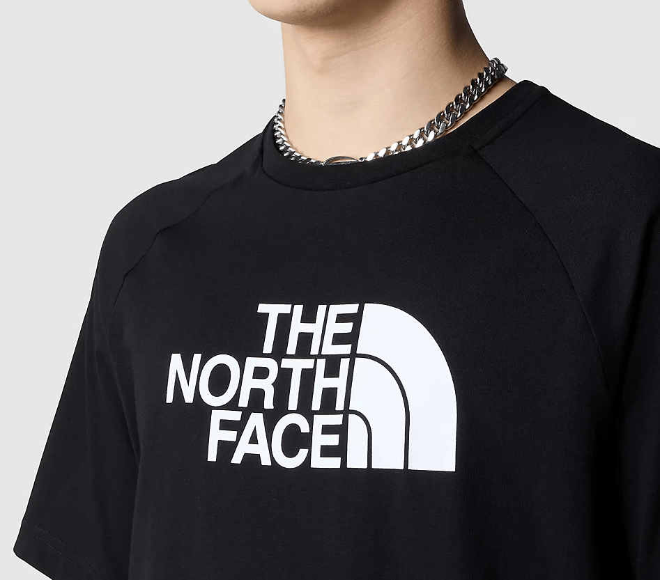 The North Face Raglan Easy Erkek T-Shirt Siyah
