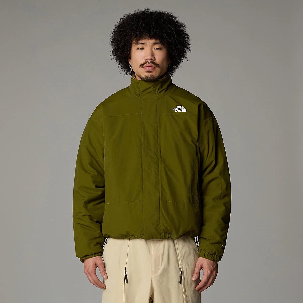 The North Face Yumiori Tam Boy Fermuarlı Erkek Polar Mont Kahverengi/Yeşil