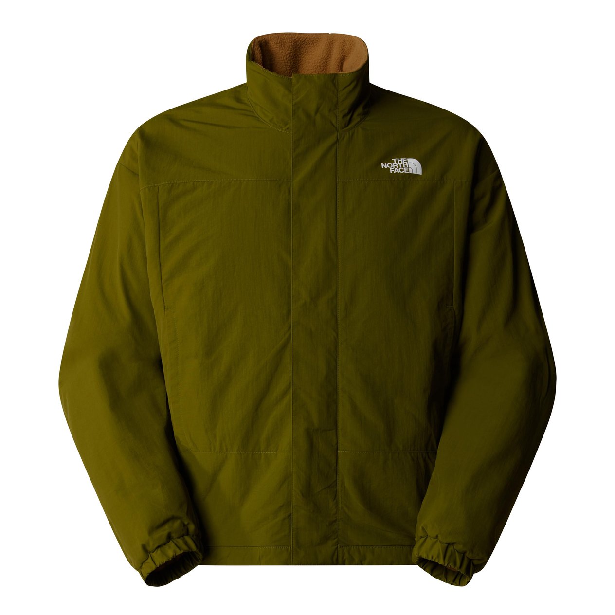 The North Face Yumiori Tam Boy Fermuarlı Erkek Polar Mont Kahverengi/Yeşil
