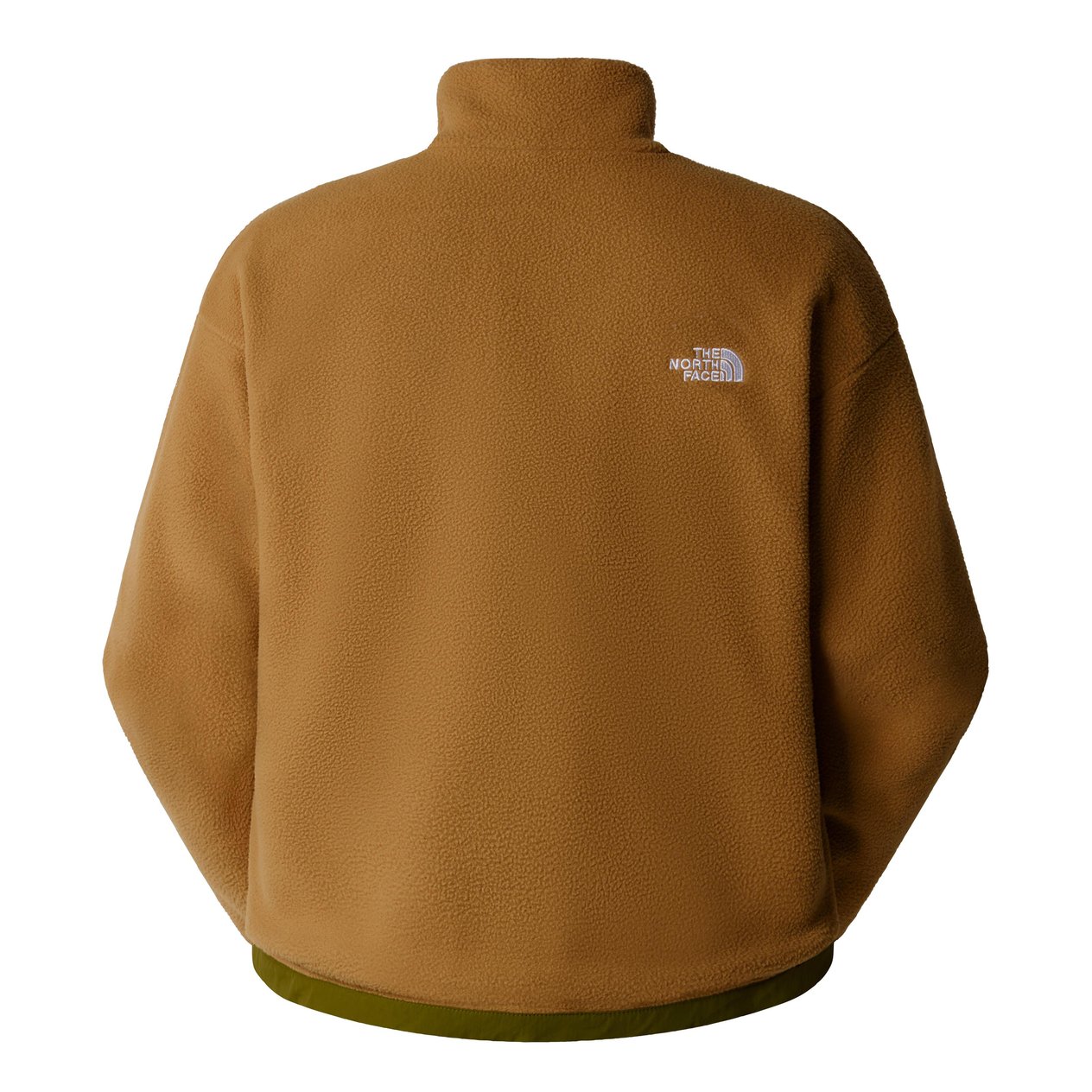 The North Face Yumiori Tam Boy Fermuarlı Erkek Polar Mont Kahverengi/Yeşil