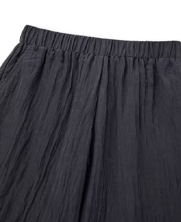 Dokulu Wıde Leg Fit Kadın Pantolon - SİYAH