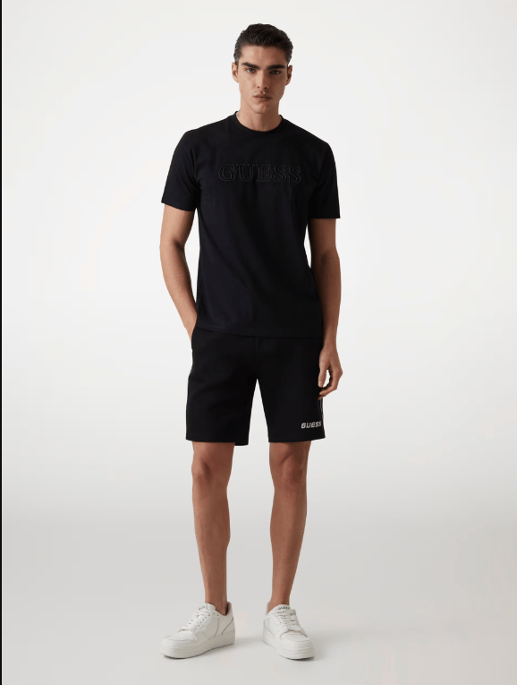Tonaton Baskılı Erkek Tişört - JET BLACK