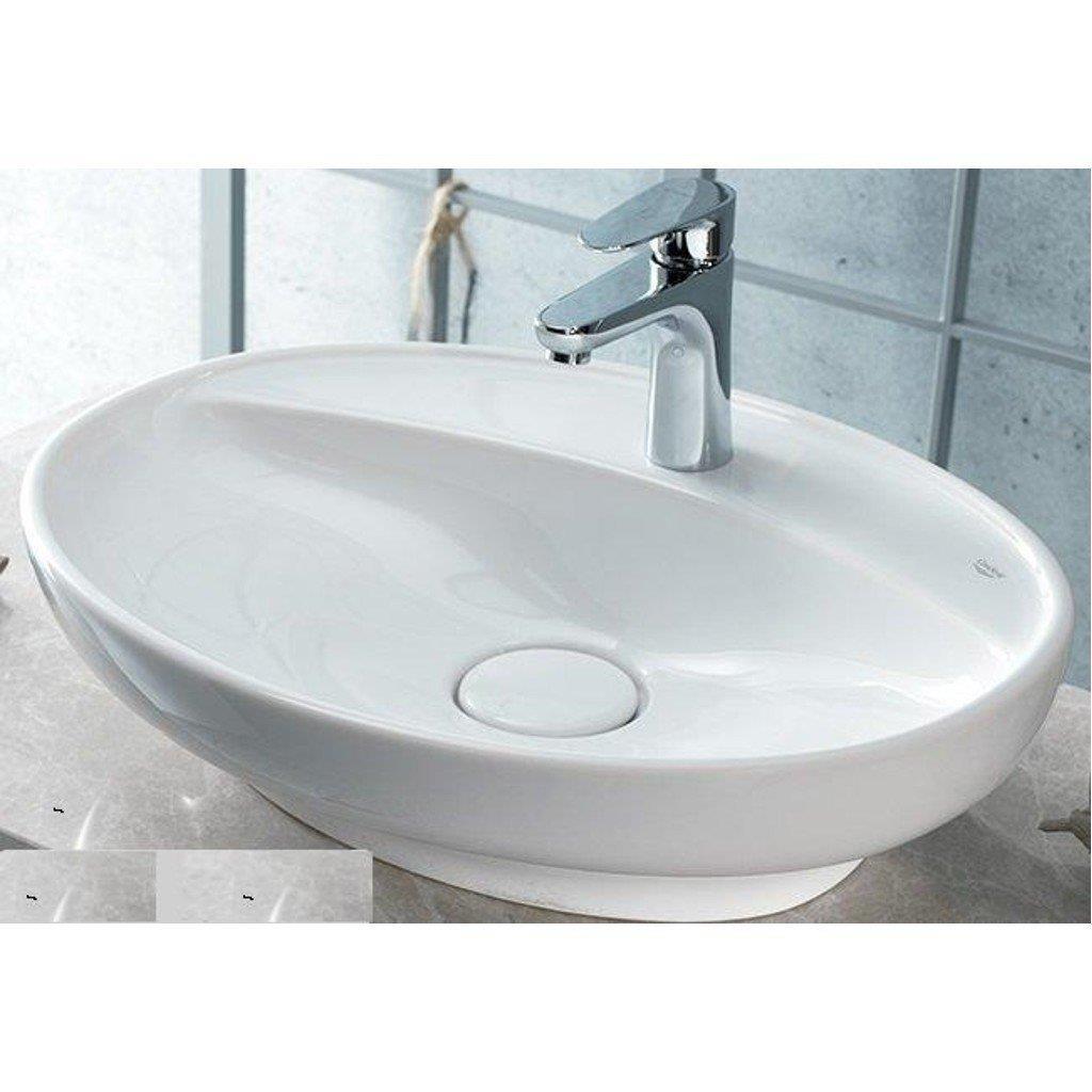 Turkuaz Cerastyle Lal C Serisi  Tezgah Üstü Lavabo 60*45,5 cm
