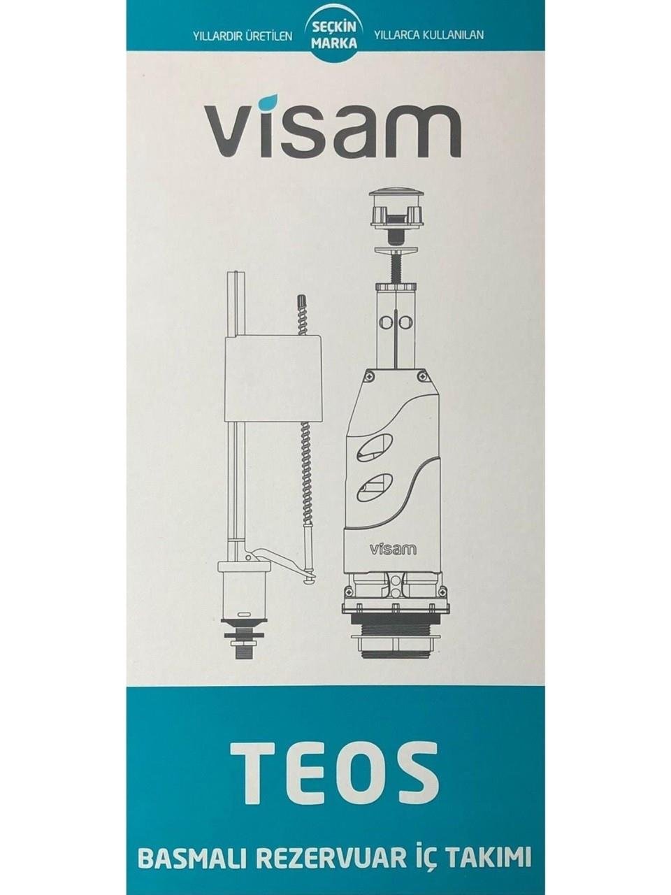 Visam Teos Basmalı Klozet Rezervuar iç Takımı