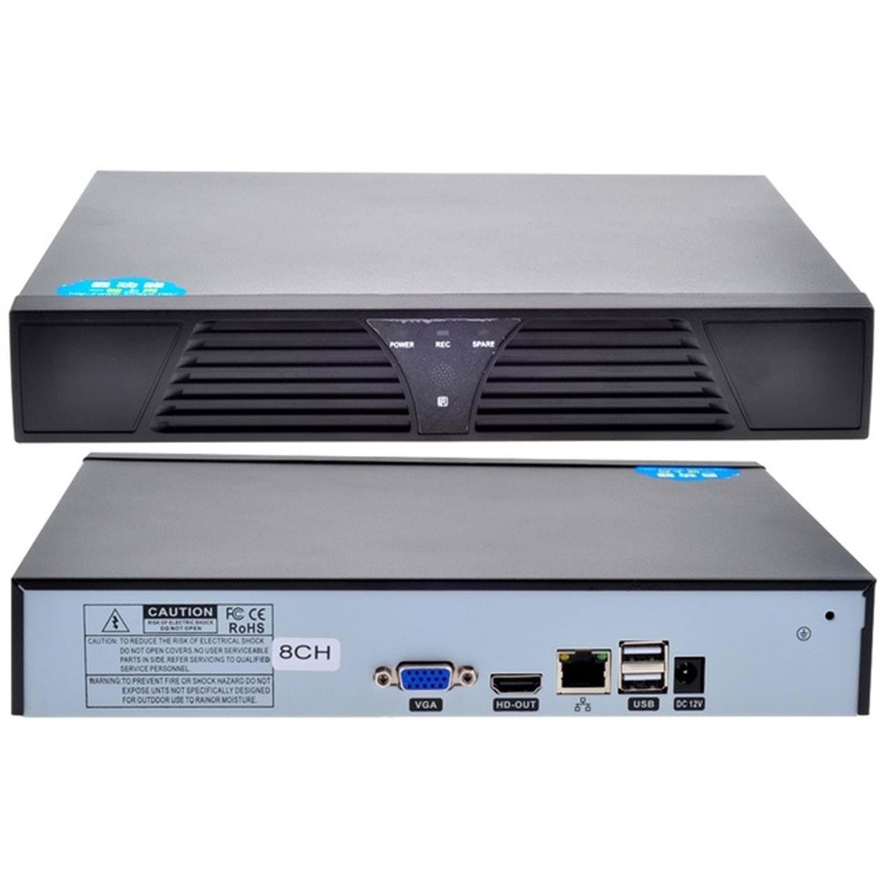 ZTECH 10CH NVR ZR-508 4K 8MP