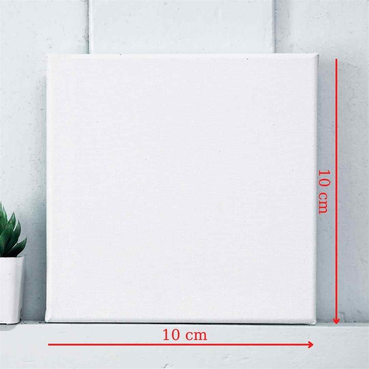Sayılarla Boyama Seti Boş Tuval 10x10cm