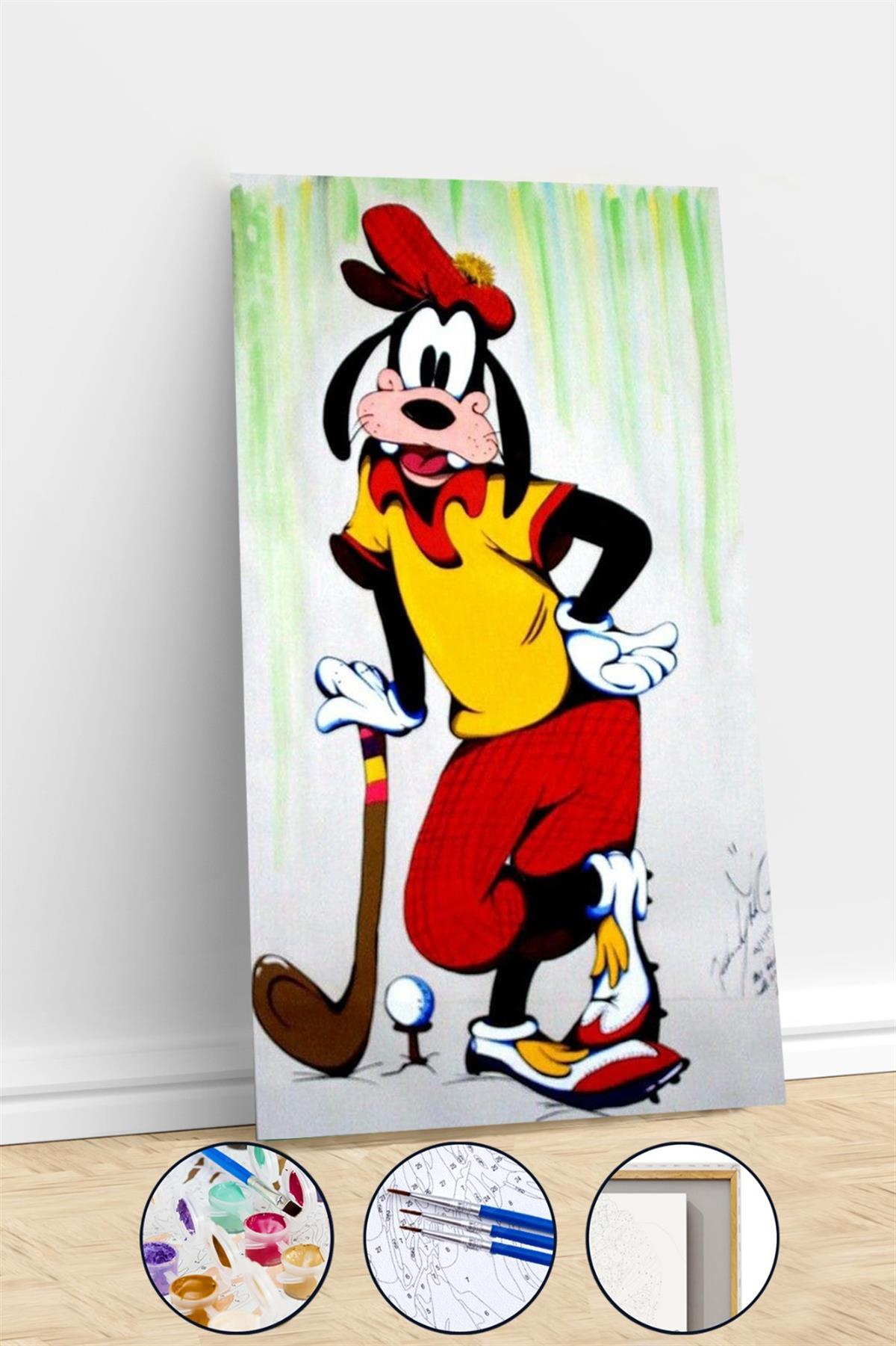 Sayılarla Boyama Seti Golfçü Goofy