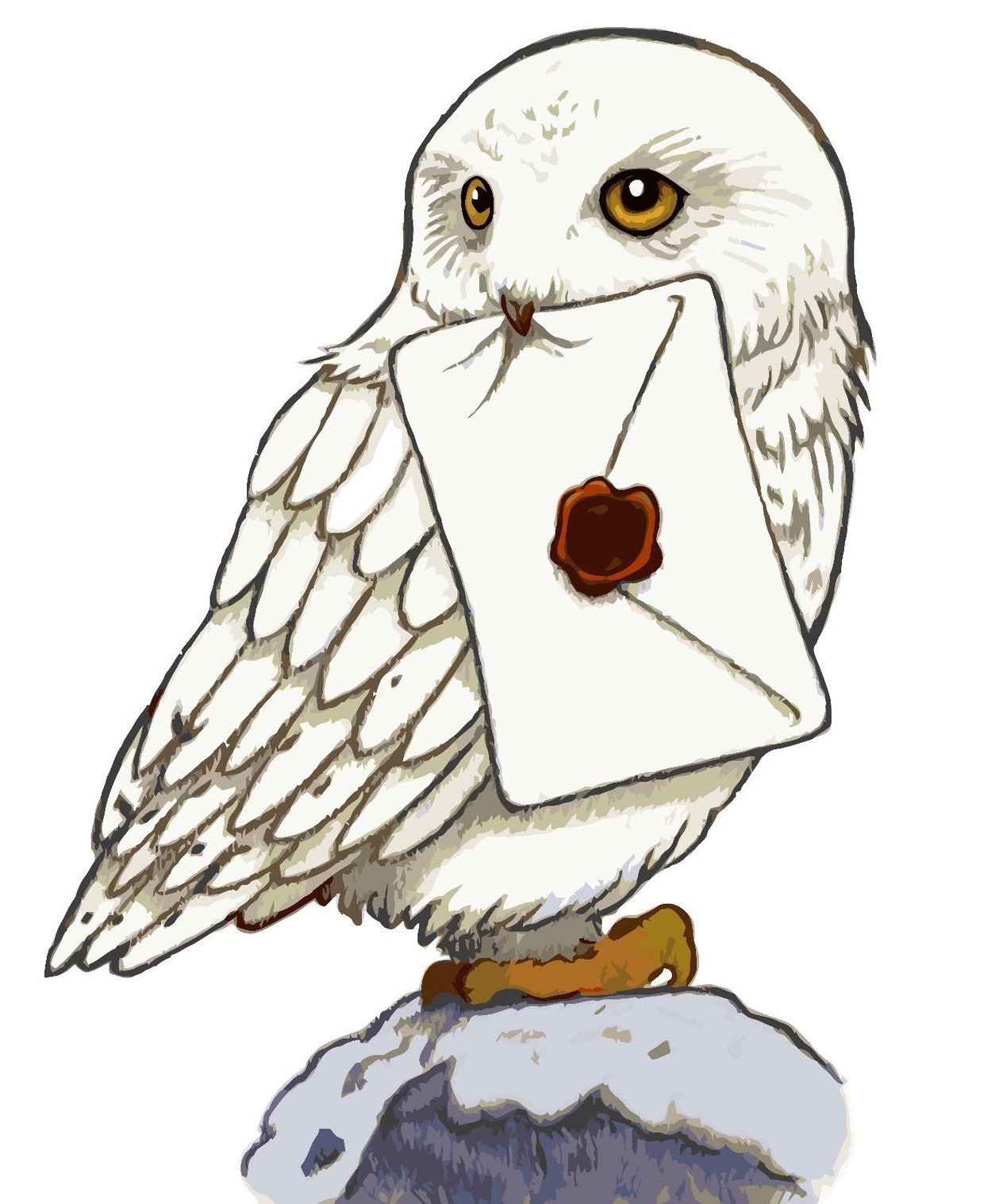 Sayılarla Boyama Seti Harry Potter Baykuş Hedwig