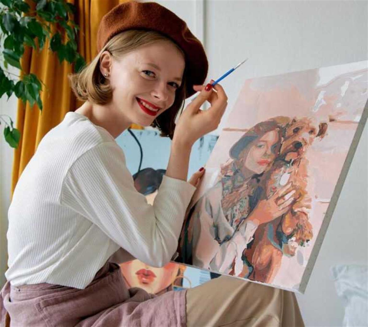 Sayılarla Boyama Seti Kişiye Özel 40x50