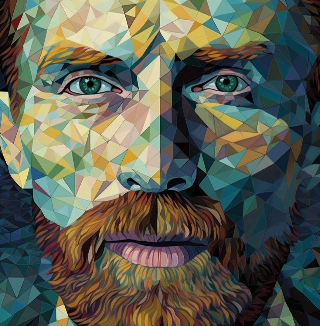 Sayılarla Boyama Seti Van Gogh Portre 3