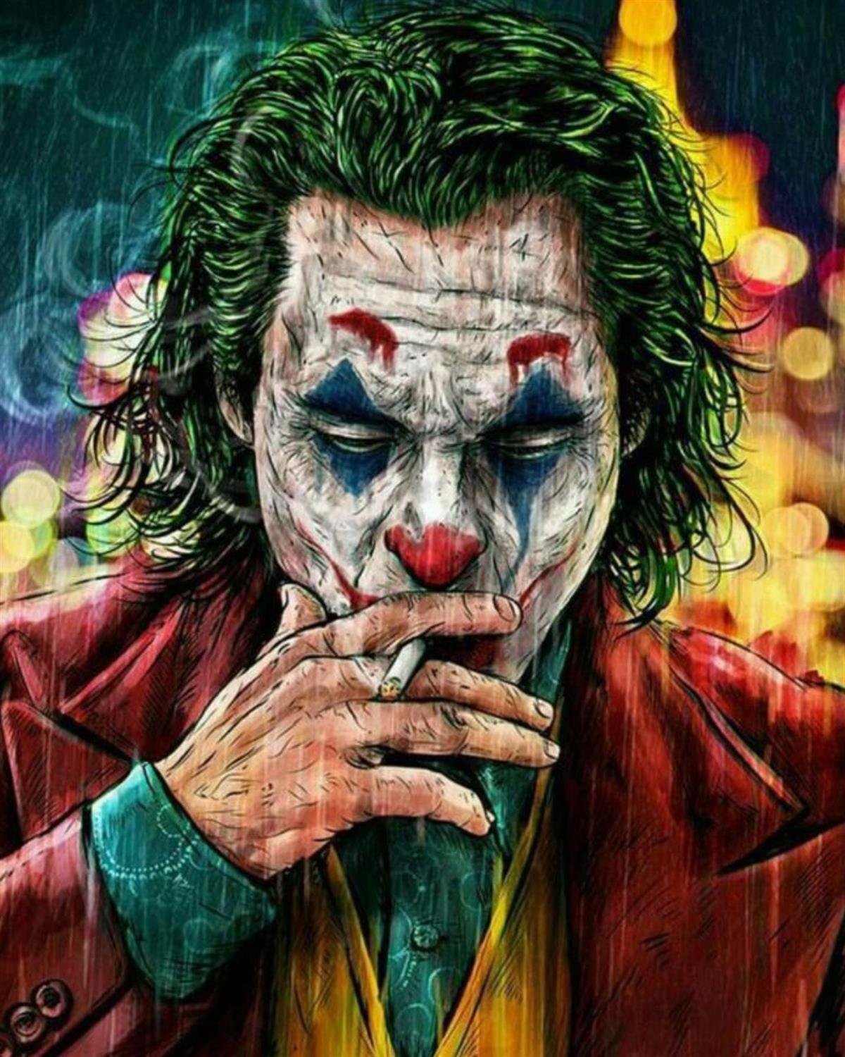 Sayılarla Boyama Seti Yeşil Saçlı Joker