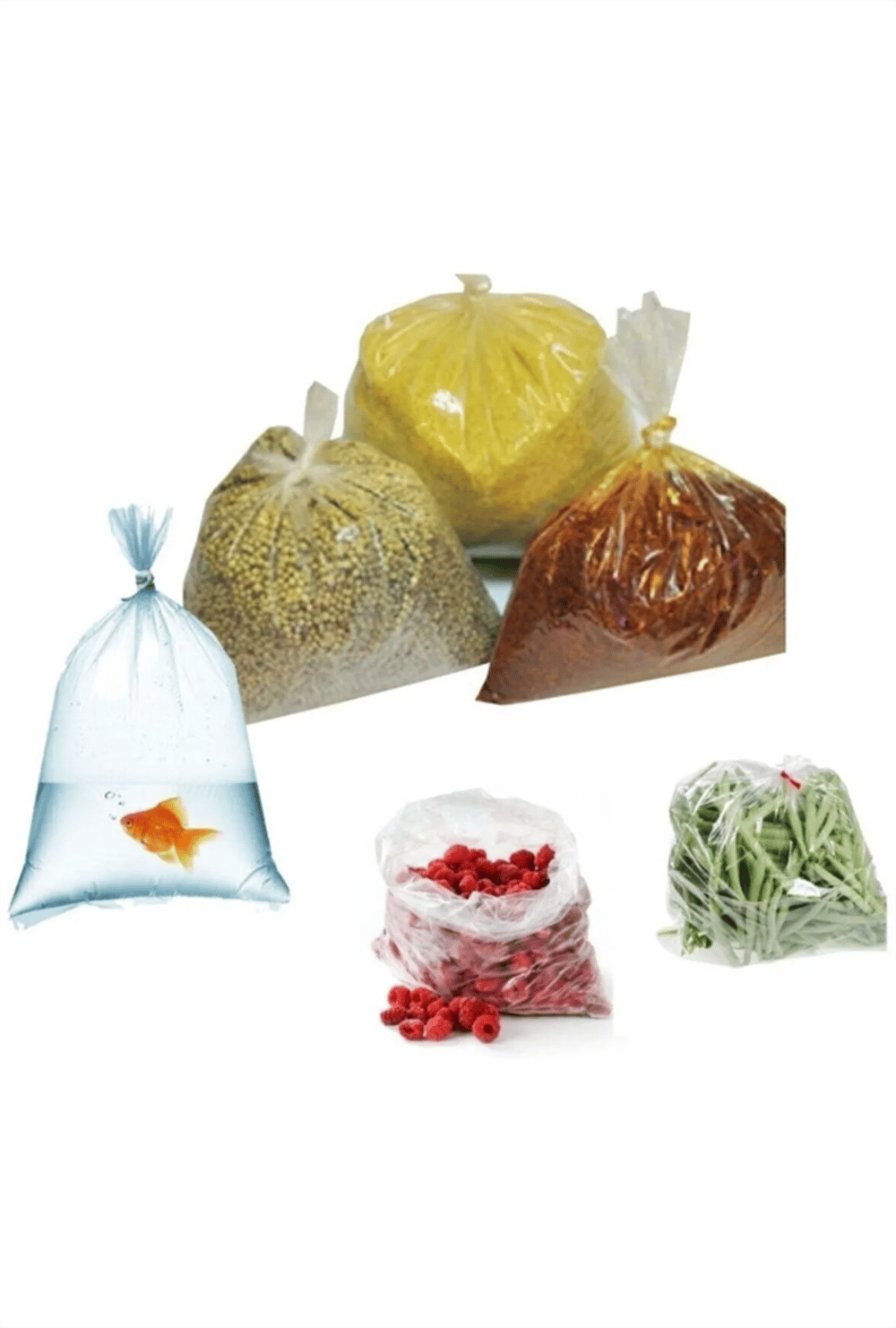  20x30 Cm 3 KG Naylon Torba Bakkaliye Torbası 500 Ve 900 gr Taşıma Kapasiteli 