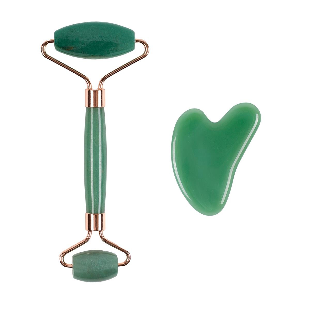 Gua Sha ve Face Roller Yüz Masaj Aleti Setpedras16