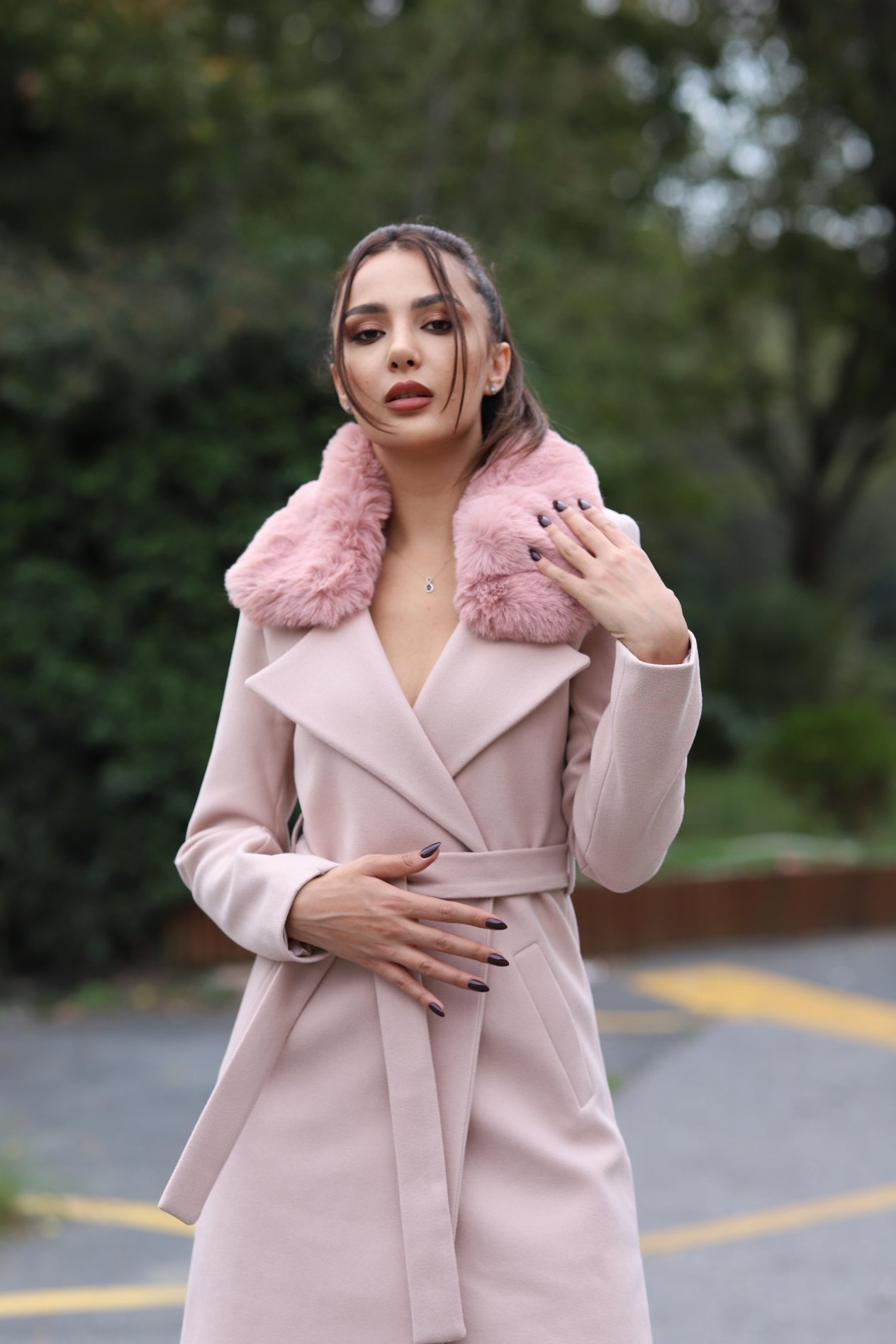 Kürklü kaban- Pudra