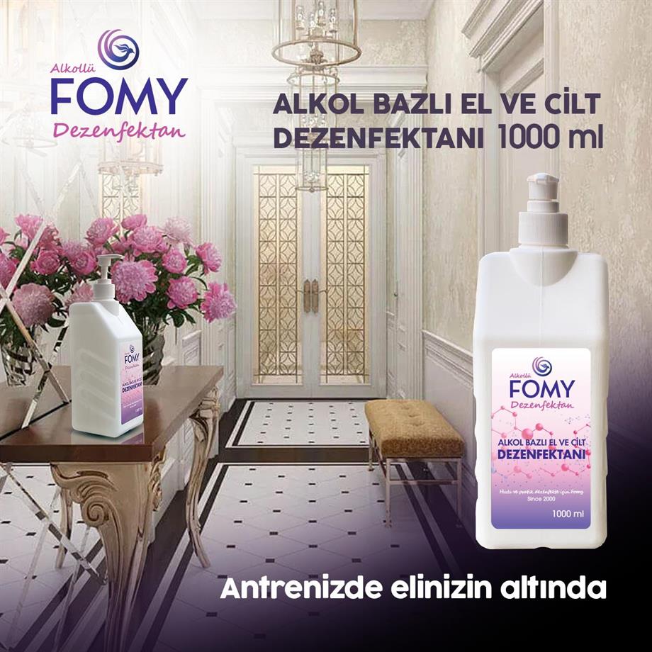 FOMY Alkollü El ve Cİlt Dezenfektanı 1000 ml