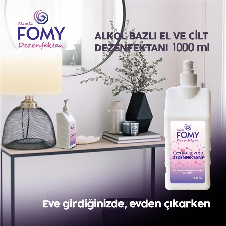 FOMY Alkollü El ve Cİlt Dezenfektanı 1000 ml
