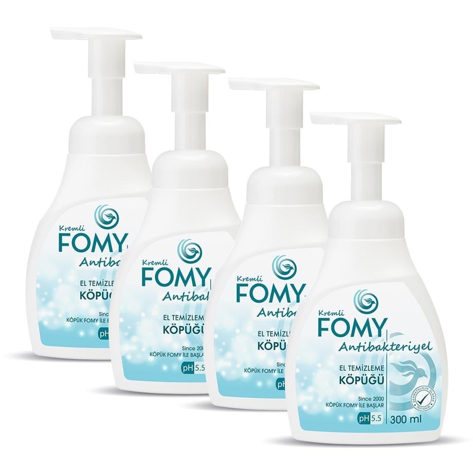FOMY Antibakteriyel Köpük Sabun 300 ml 4 ADET