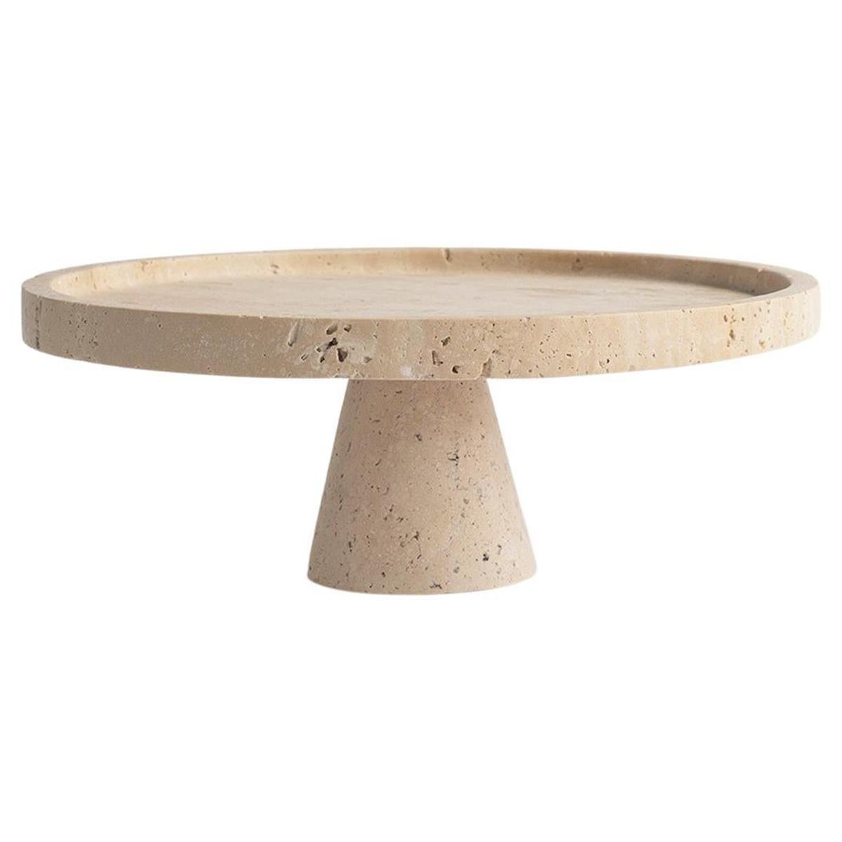 Travertine Cake Stand