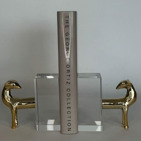 Kristal Kaideli Gold Çita Kitap Tutucu