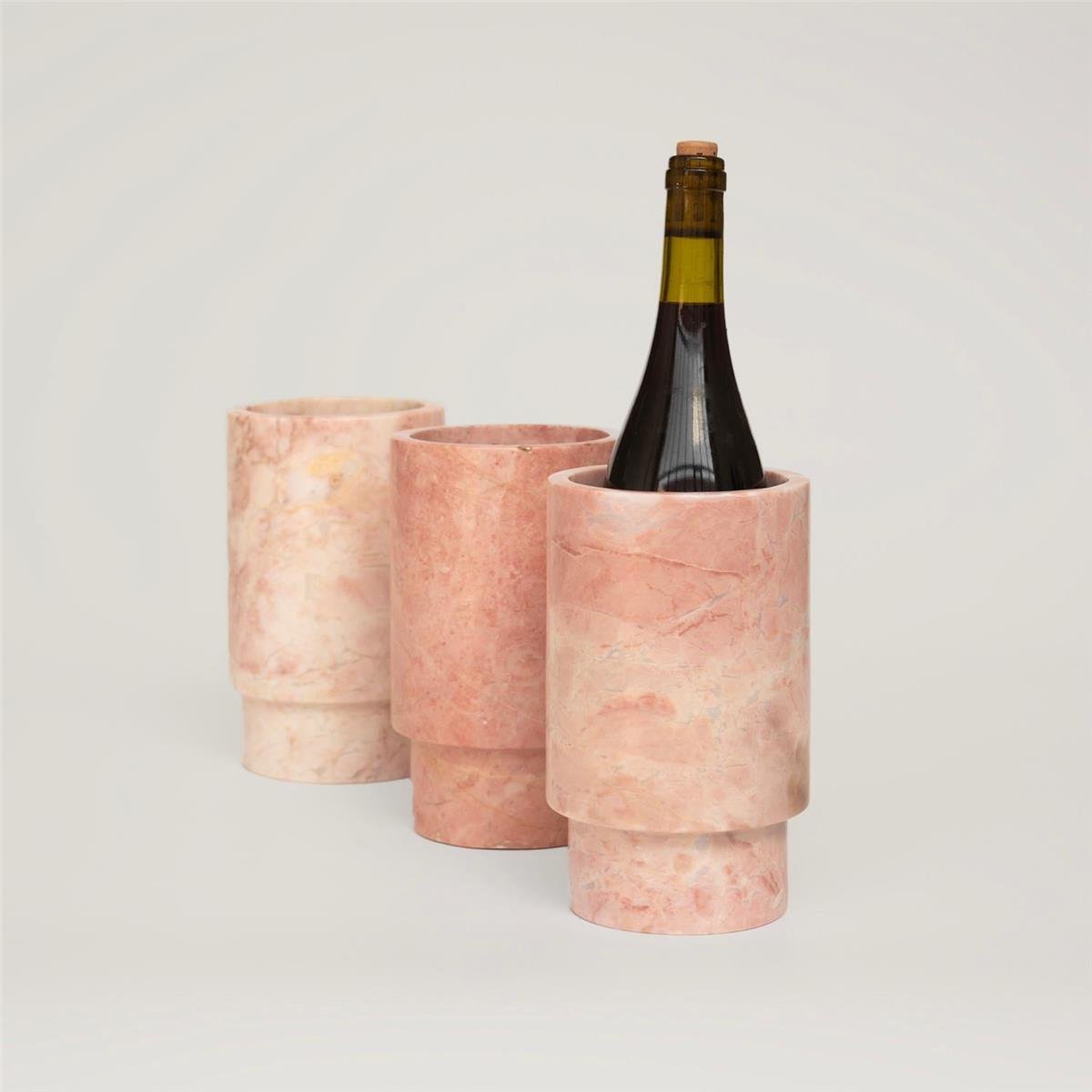 Pink Marble Wine Cooler (1 Pc)