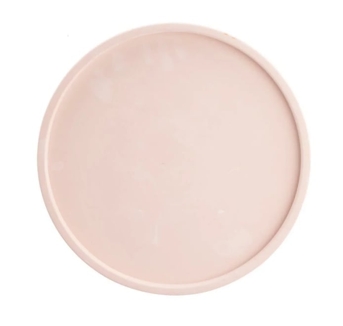 Pink Marble Round Tray
