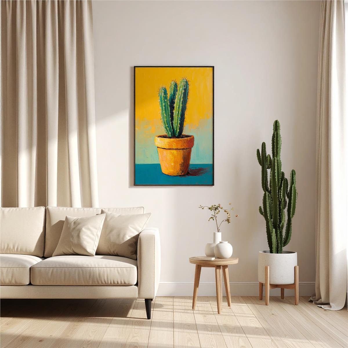 Kaktüs 2 Tablo 60x90 cm
