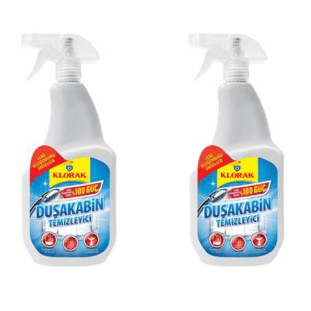 KLORAK DUŞAKABİN TEMİZLEYİCİ 750 ML 2 ADET