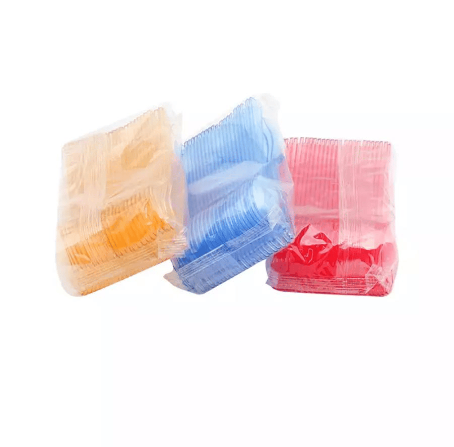 Plastik Renkli Dondurma, Tadım Kaşığı 50 Adet