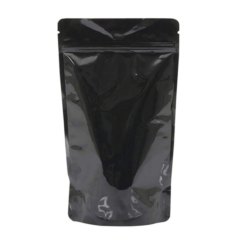 SİYAH ALÜMİNYUM KİLİTLİ DOYPACK TORBA 130*225 (250 GR) 25 Lİ
