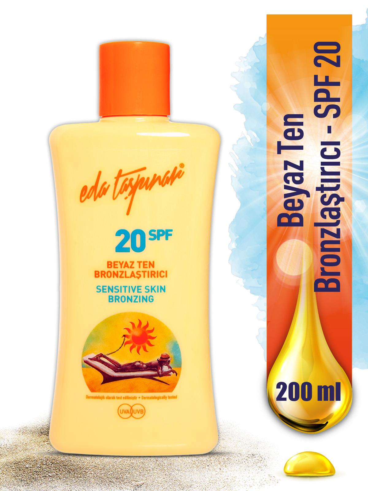 Beyaz Ten Bronzlaştırıcı SPF 20 200 ml