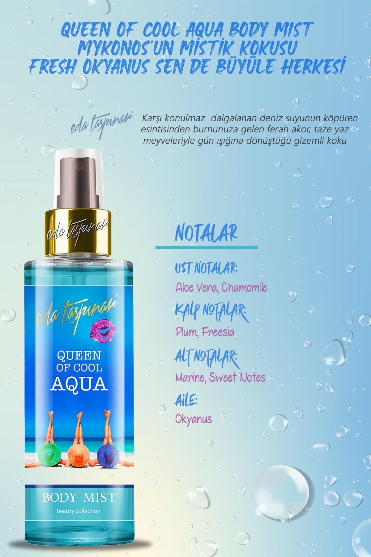 Queen Of Cool Aqua Body Mist 200 ml