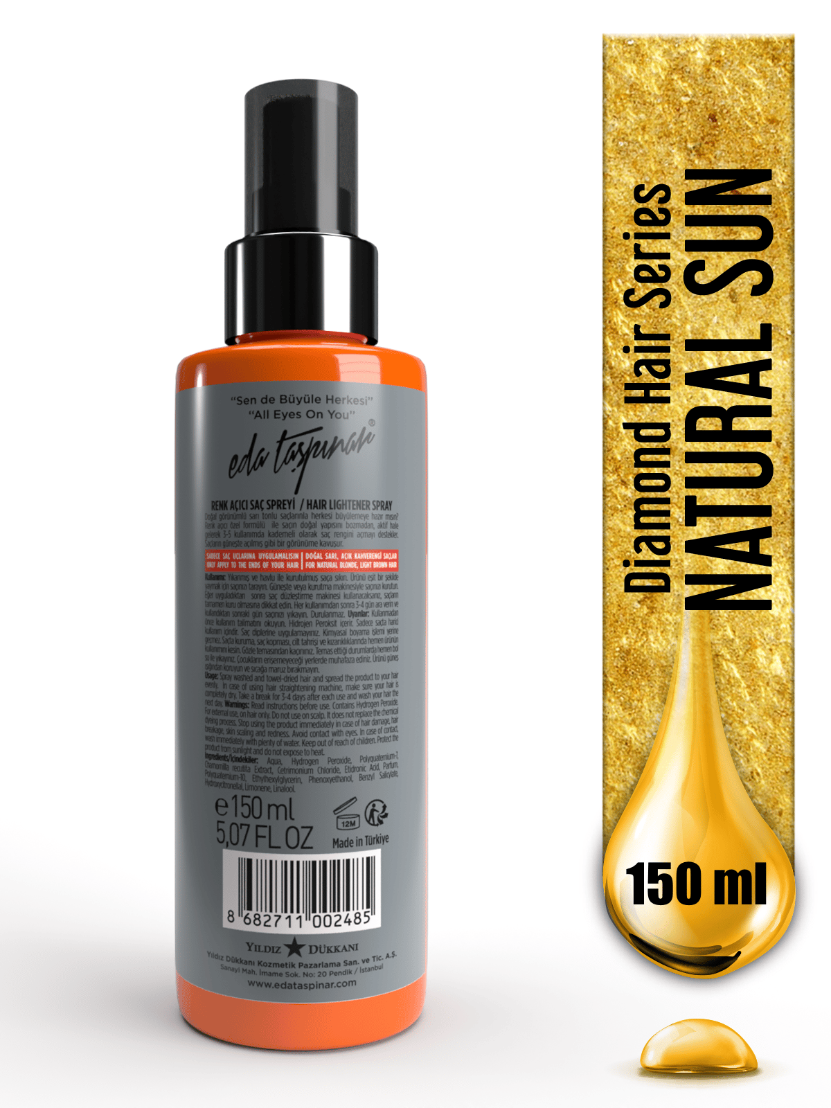 Renk Açıcı Saç Spreyi - 150 ML (EGX78)