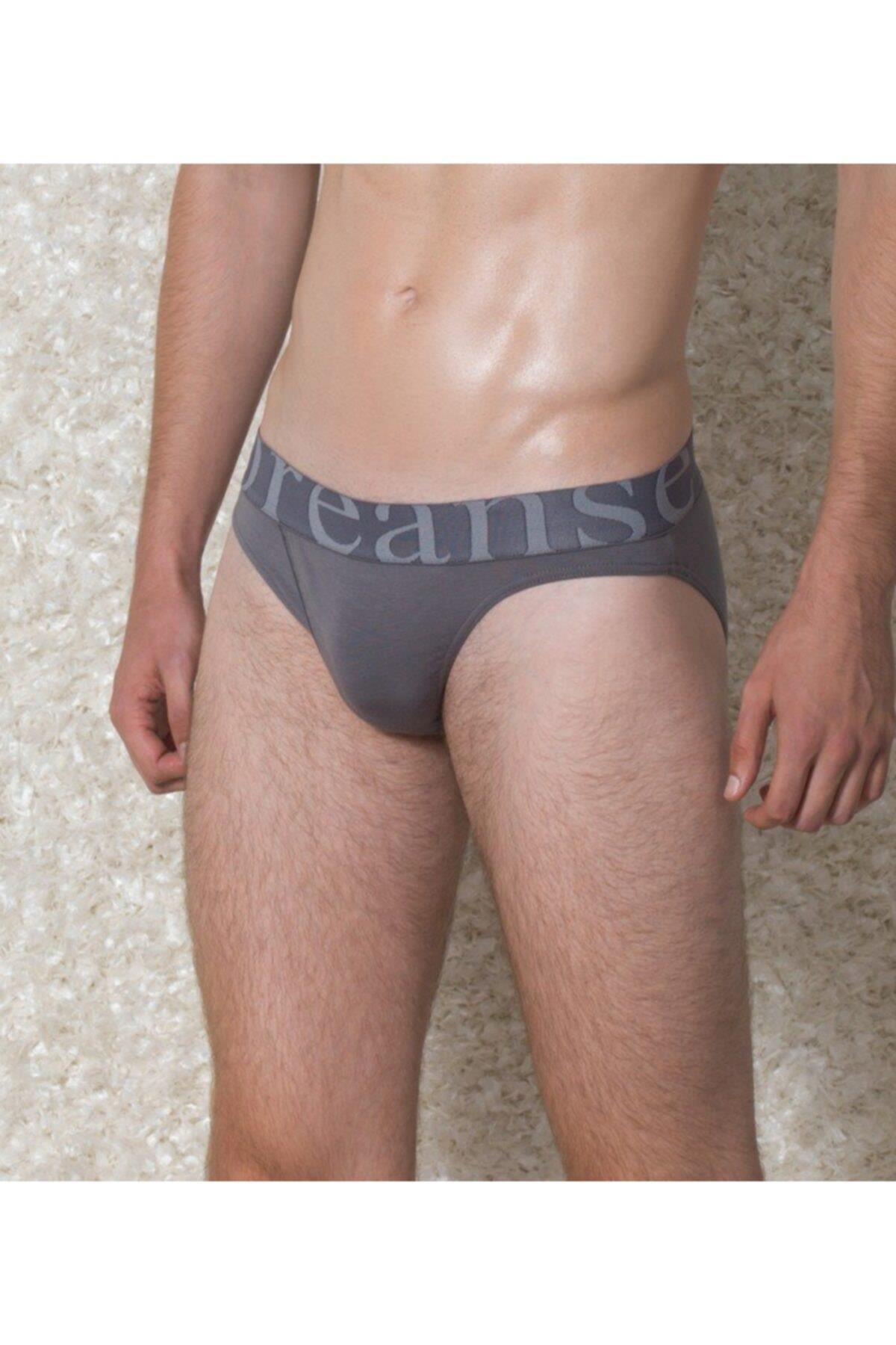 Erkek Siyah Desensiz Modal Koton Slip Külot 1221