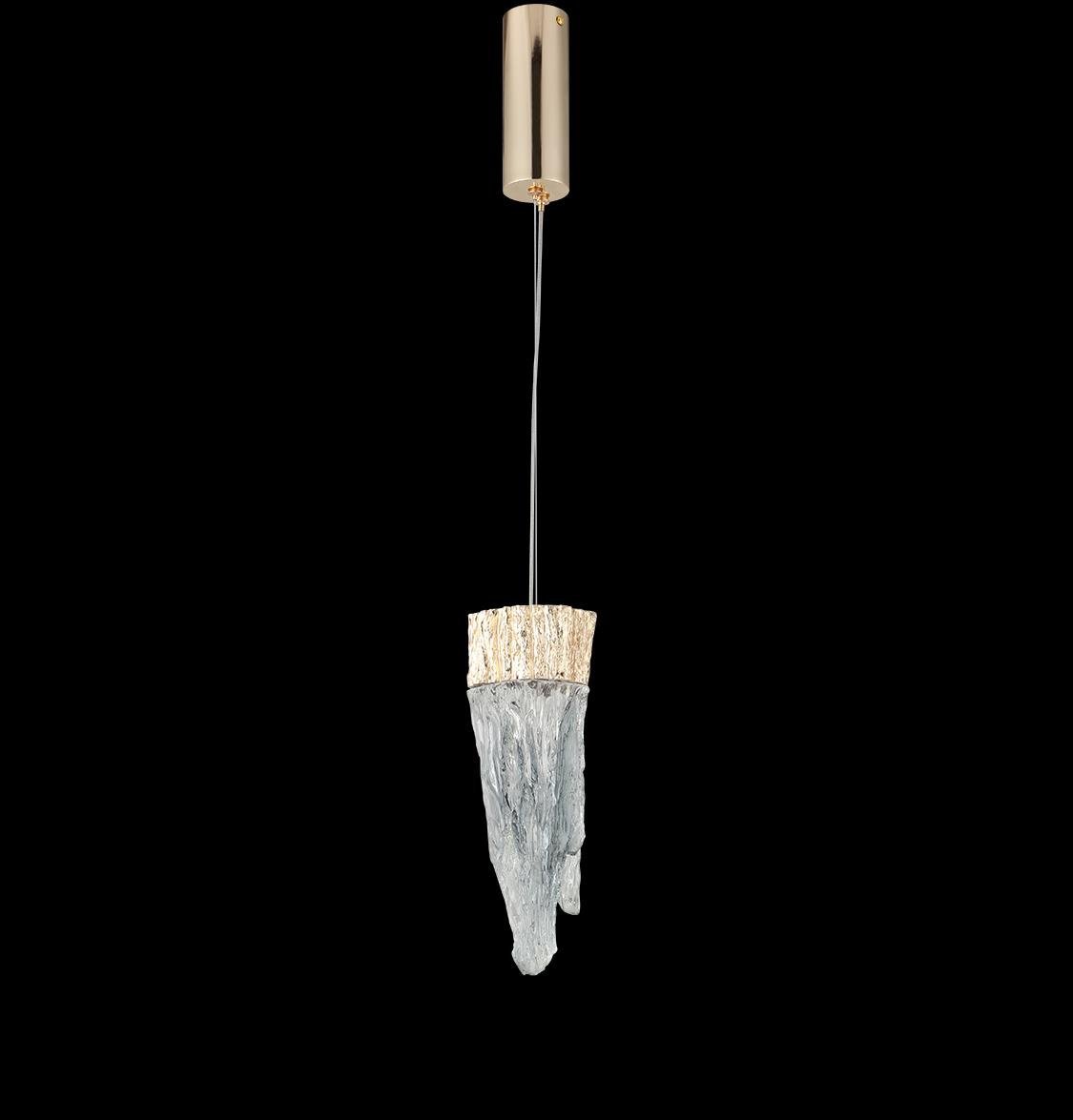 KARDAL FÜME AKRİLİK GOLD LED SARKIT 