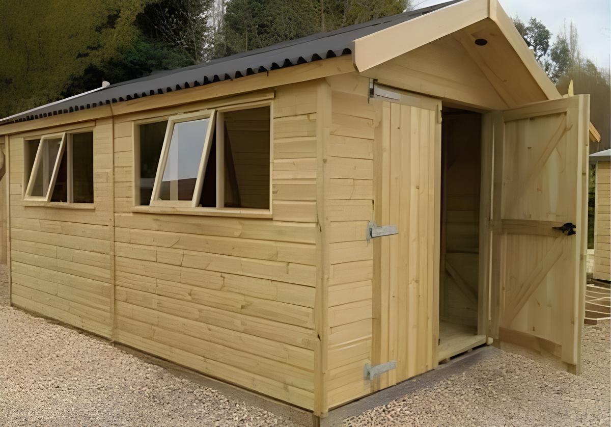3×6=18m² Ahşap Ardiye – Depo