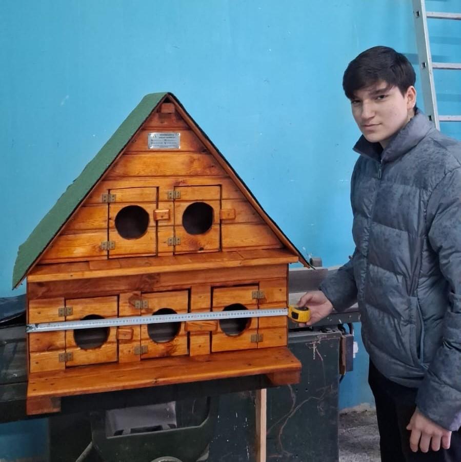 80x46x83cm Ahşap 5'li Kedi Kulübesi, Yuvası ve Evi