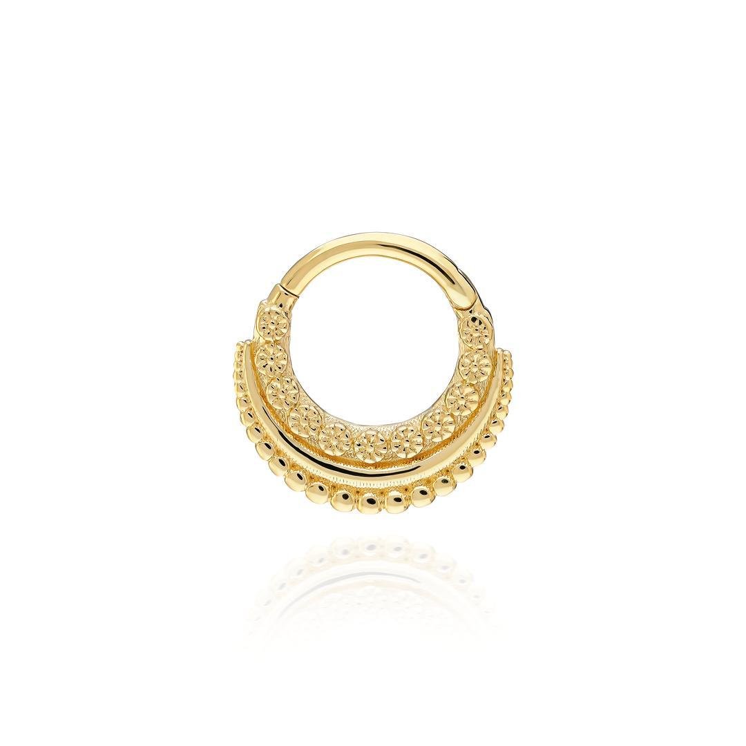 Paiz14 K Altın Halka Piercing