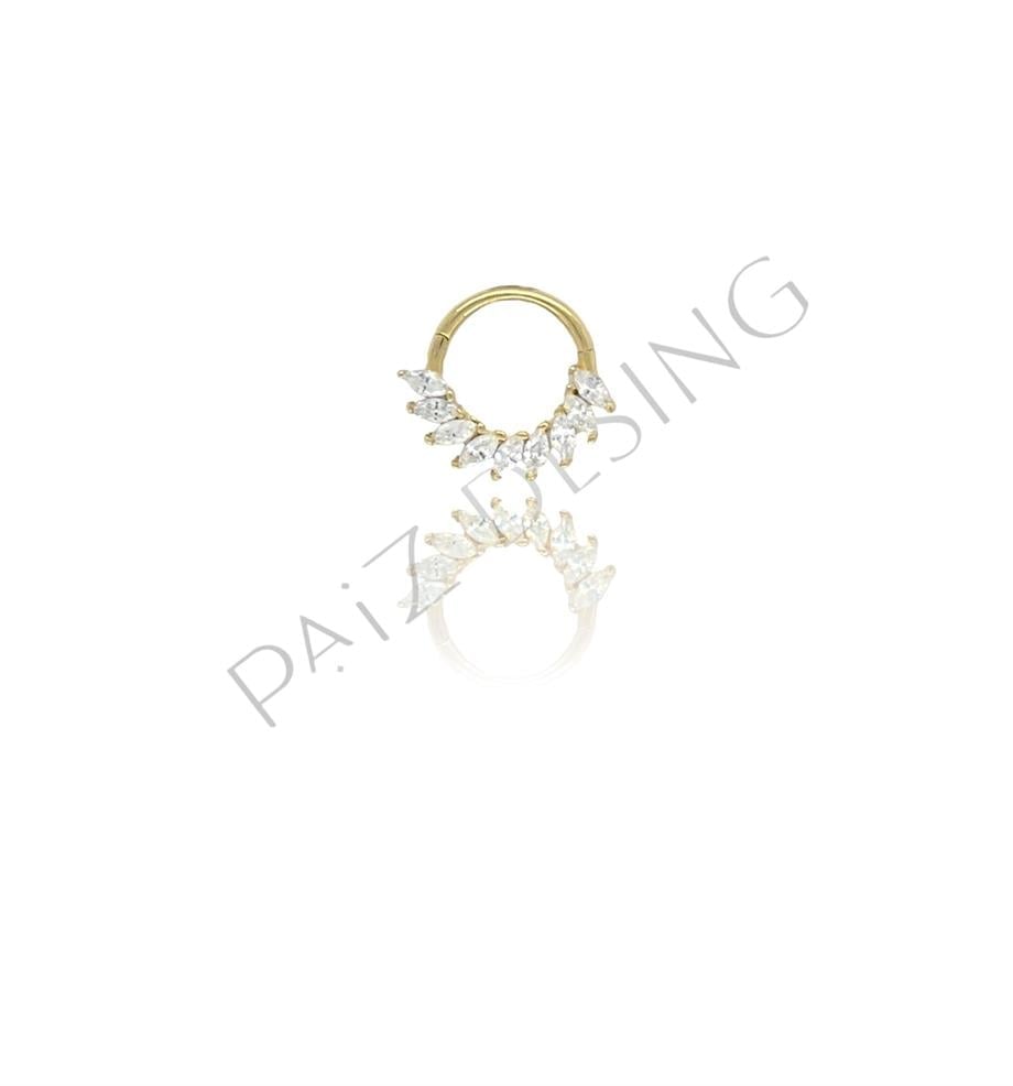 Paiz14 K Altın Halka Piercing
