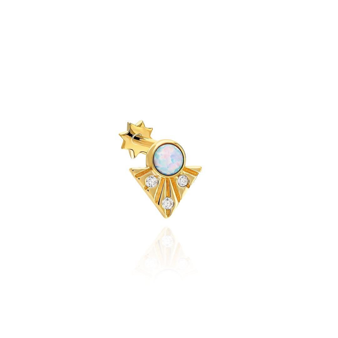 Paiz14 K Altın Piercing