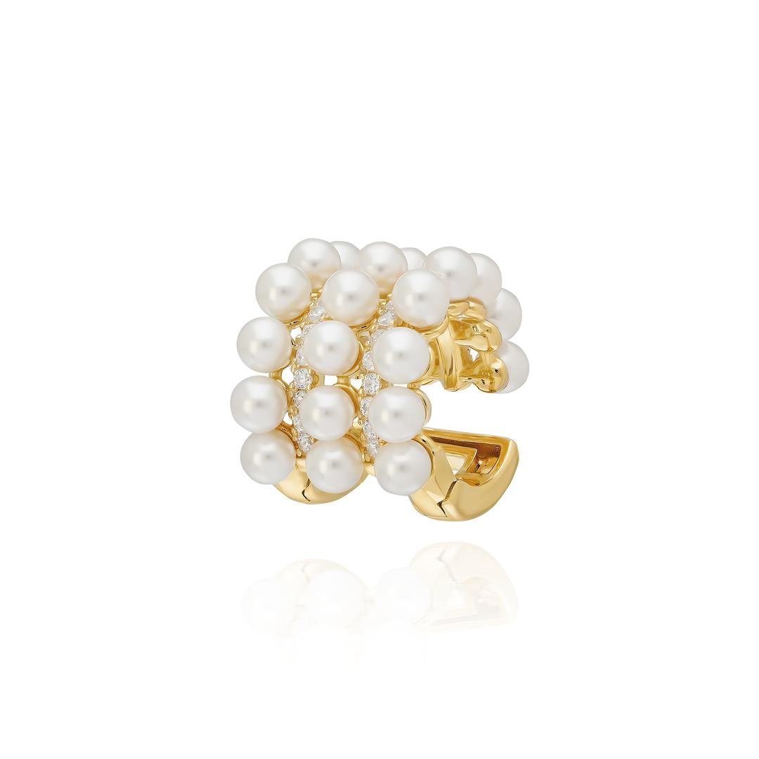 PaizGold İncili Ear Cuff