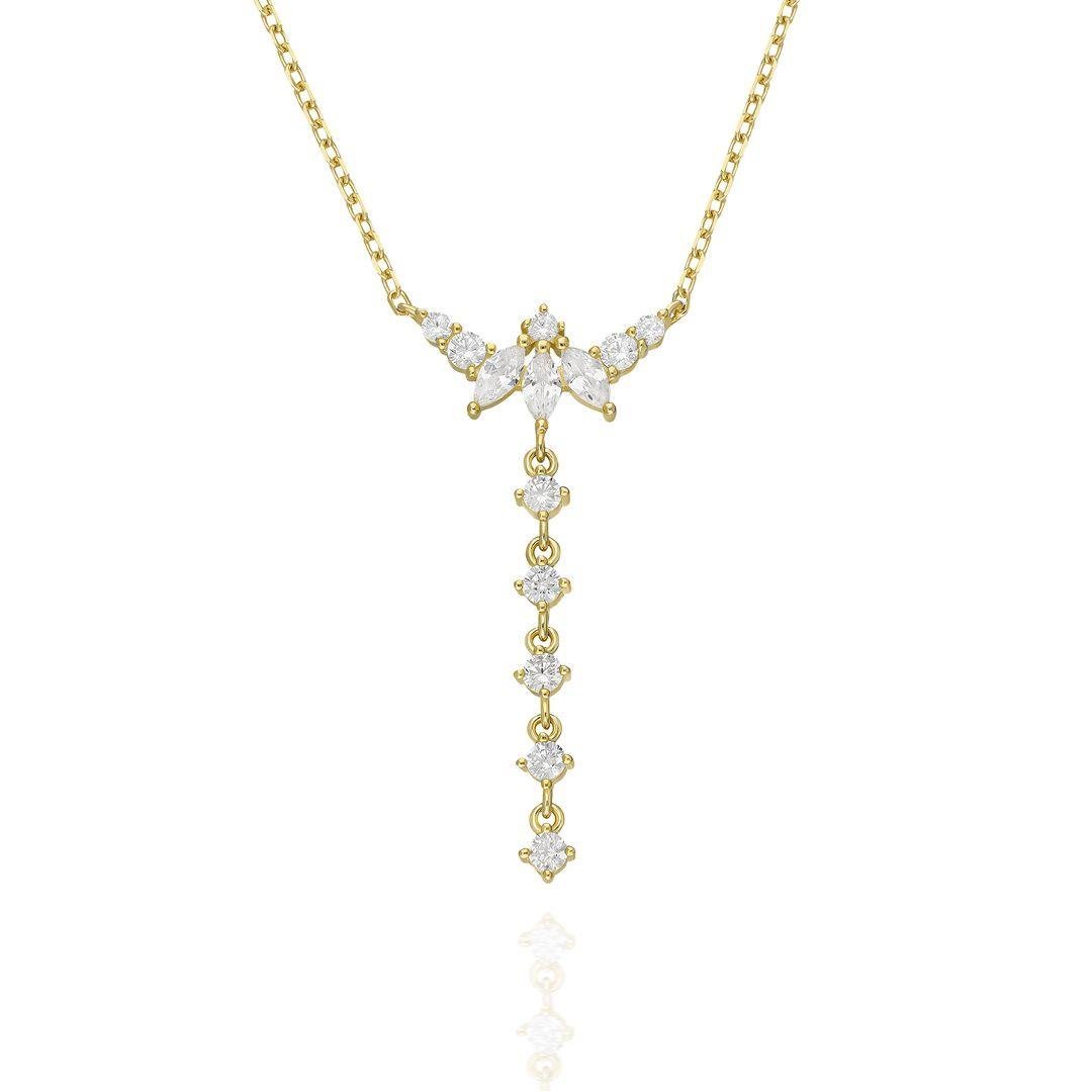 PaizGold Taşlı Kolye 