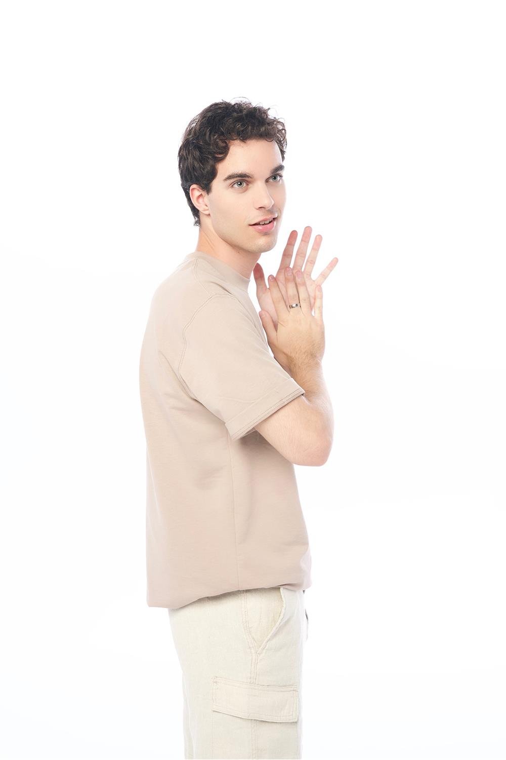 Toprak Rengi Basic T-Shirt